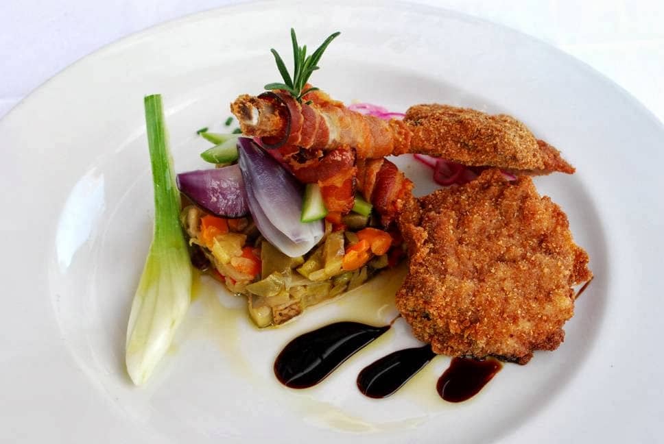 Breaded lobster dish at Mimmo La Bufala, London