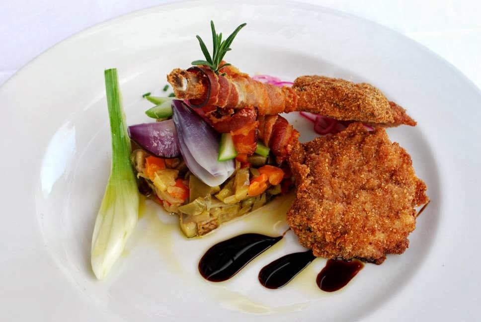 Breaded lobster dish at Mimmo La Bufala, London