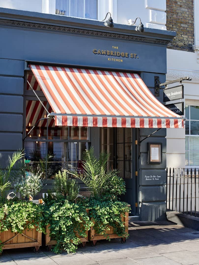 Front facade at The Cambridge Street Kitchen, Artist Residence Clubhouse, London