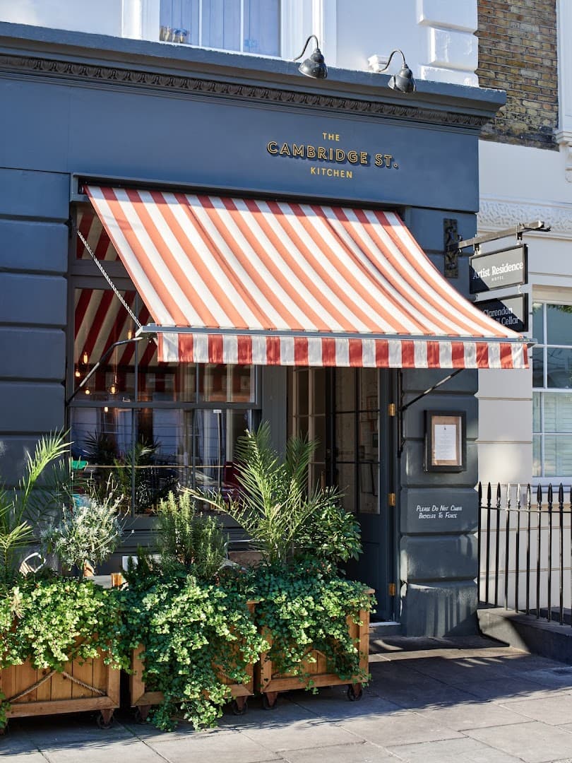 Front facade at The Cambridge Street Kitchen, Artist Residence Clubhouse, London