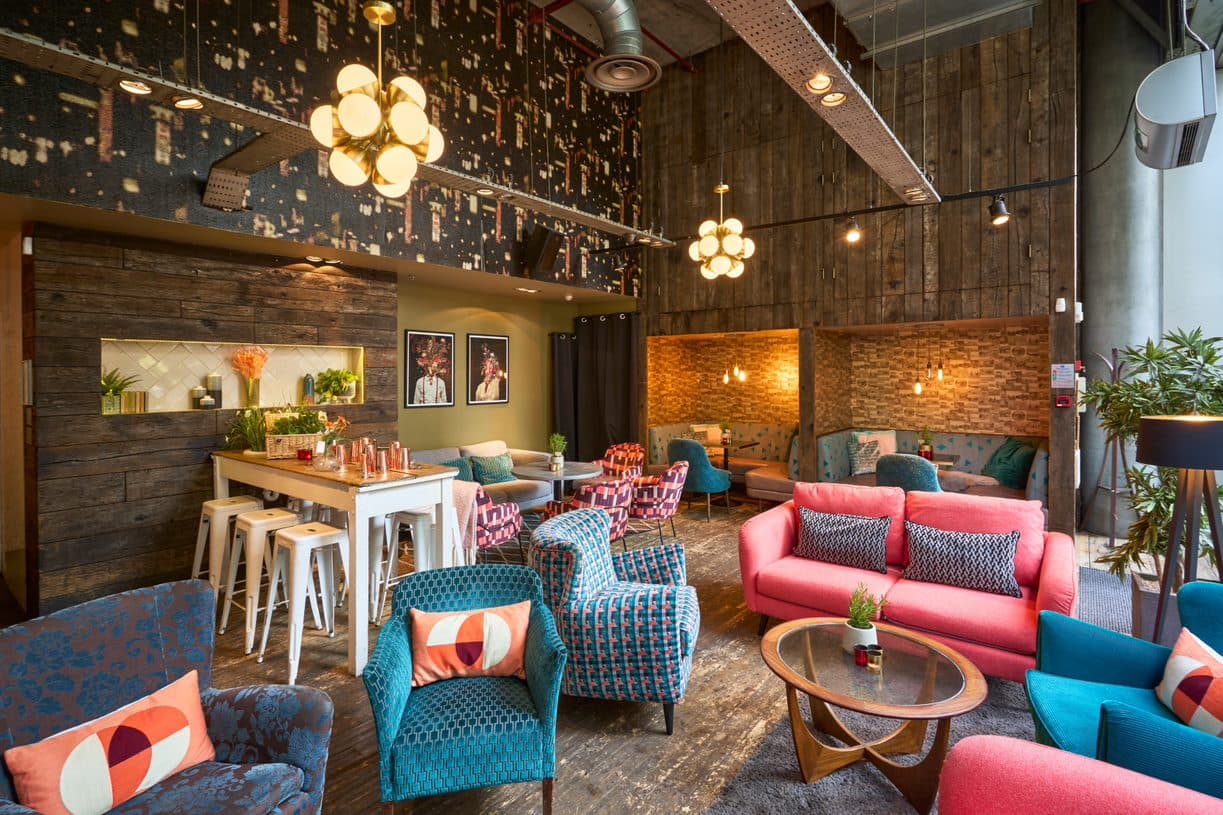 Lounge seating area at The Refinery, London