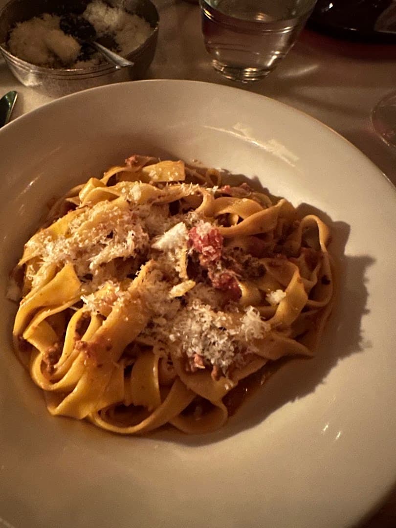 Fresh pasta dish at Brutto, London