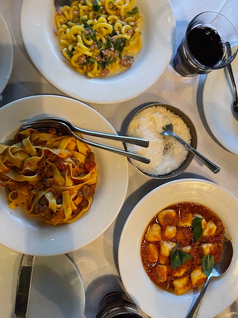 Fresh pasta dishes at Brutto, London
