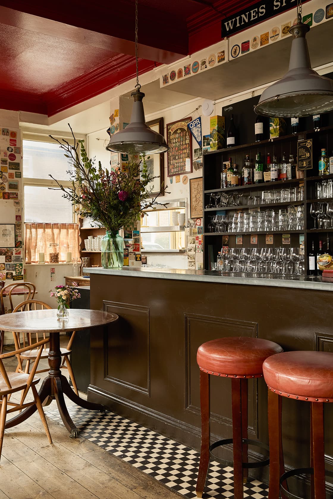 Bar area at The Walmer Castle, London