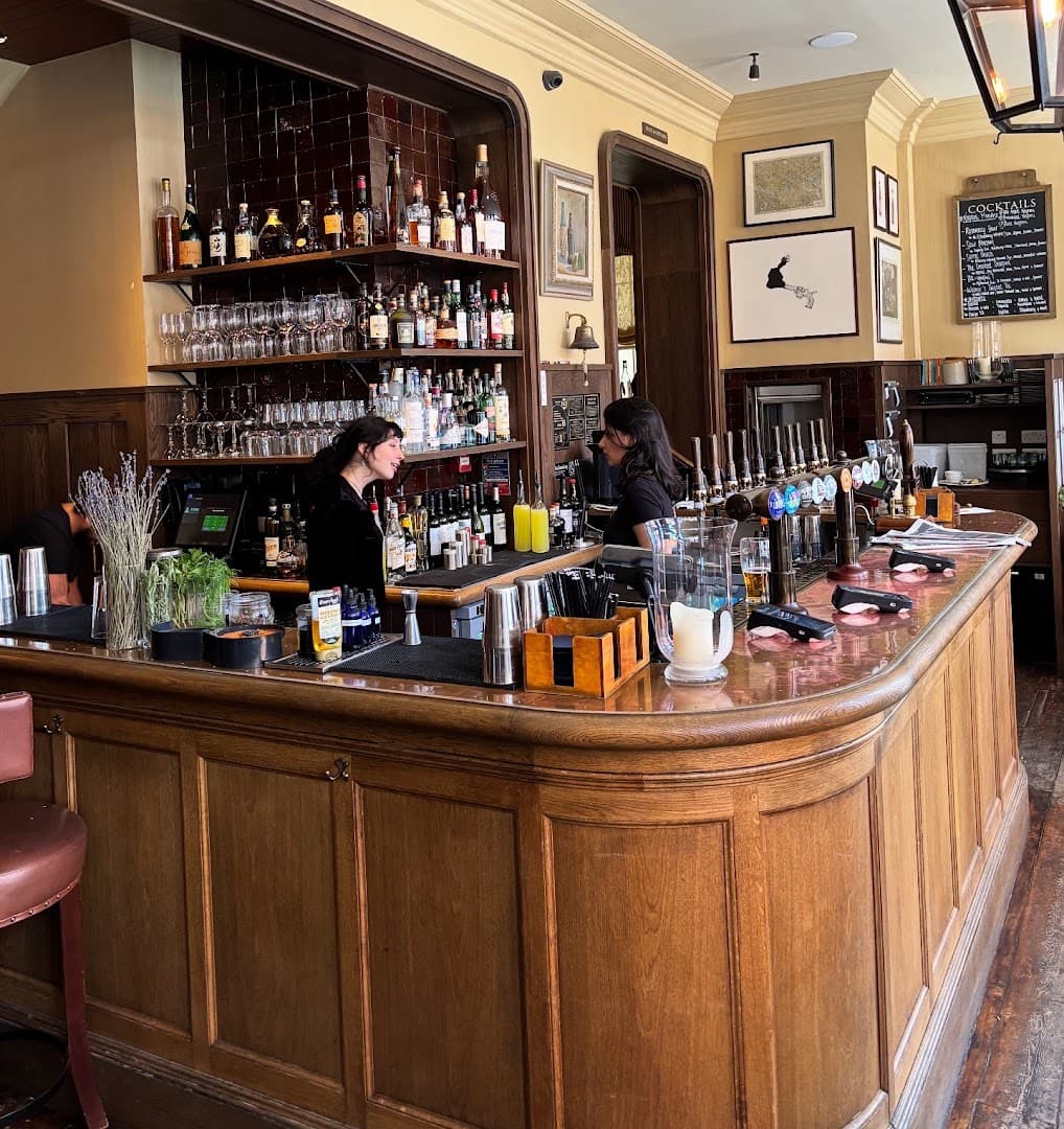 Bar area at The Walmer Castle, London