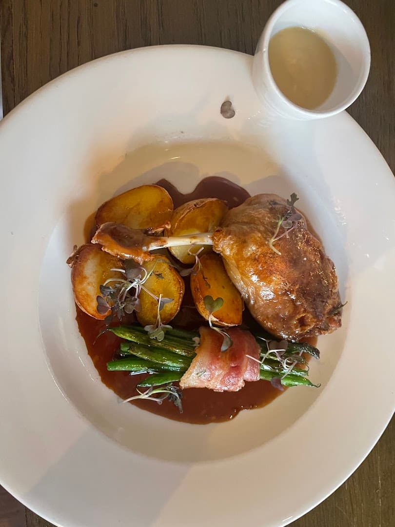 Roast duck dish at The Walmer Castle, London