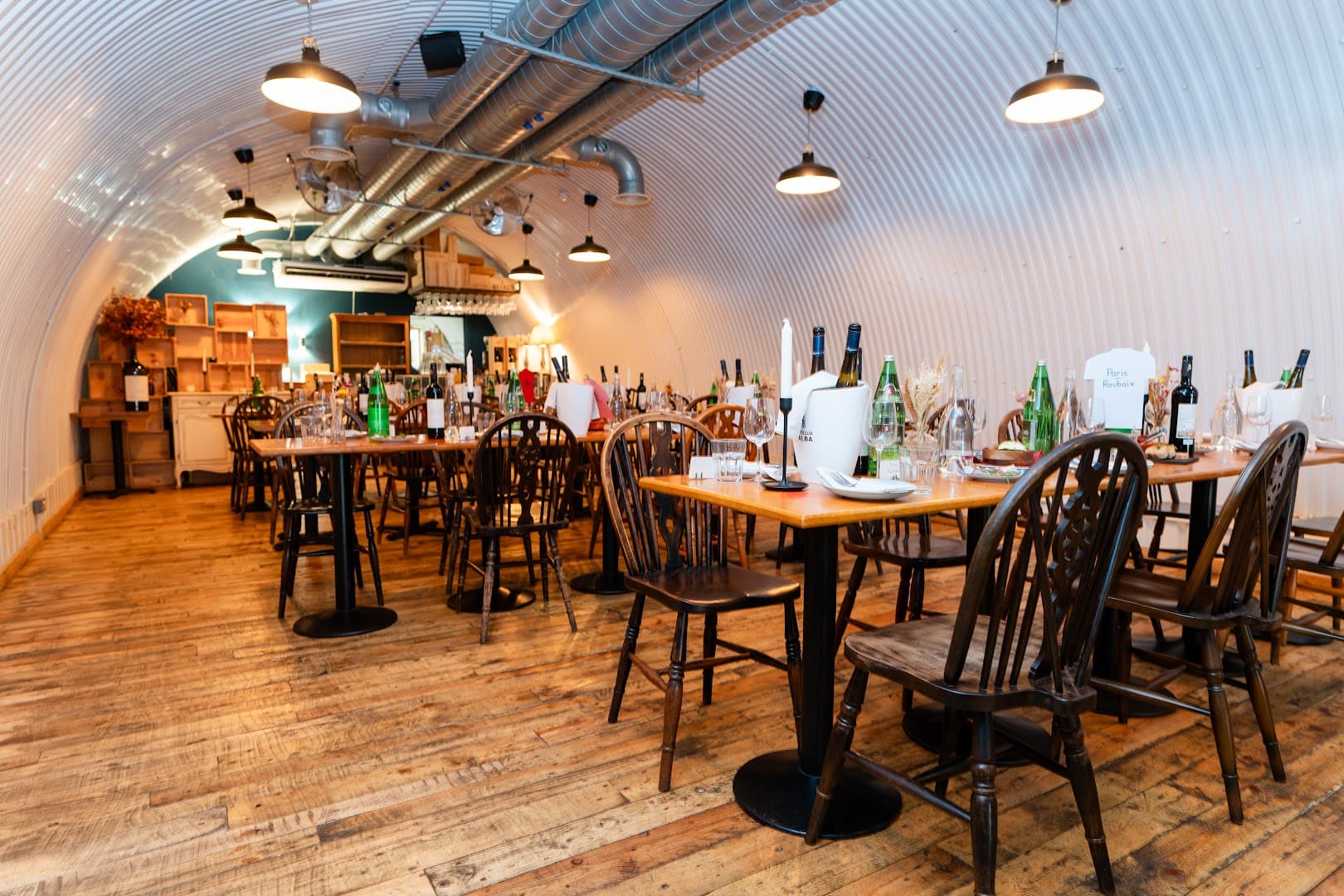 Arched vault dining room at Pedro's Wine Bar, London