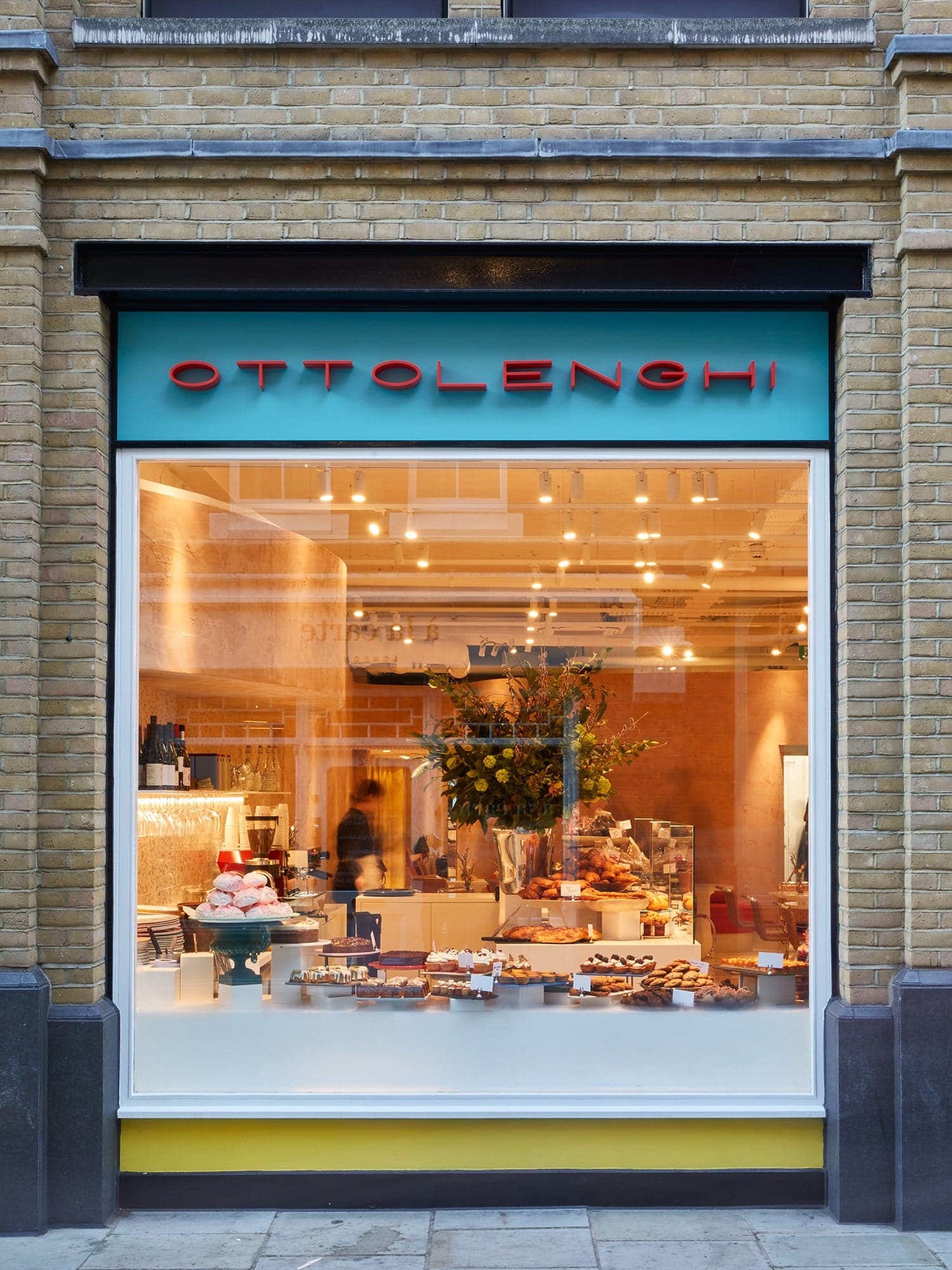 Front facade window display at Ottolenghi, Richmond