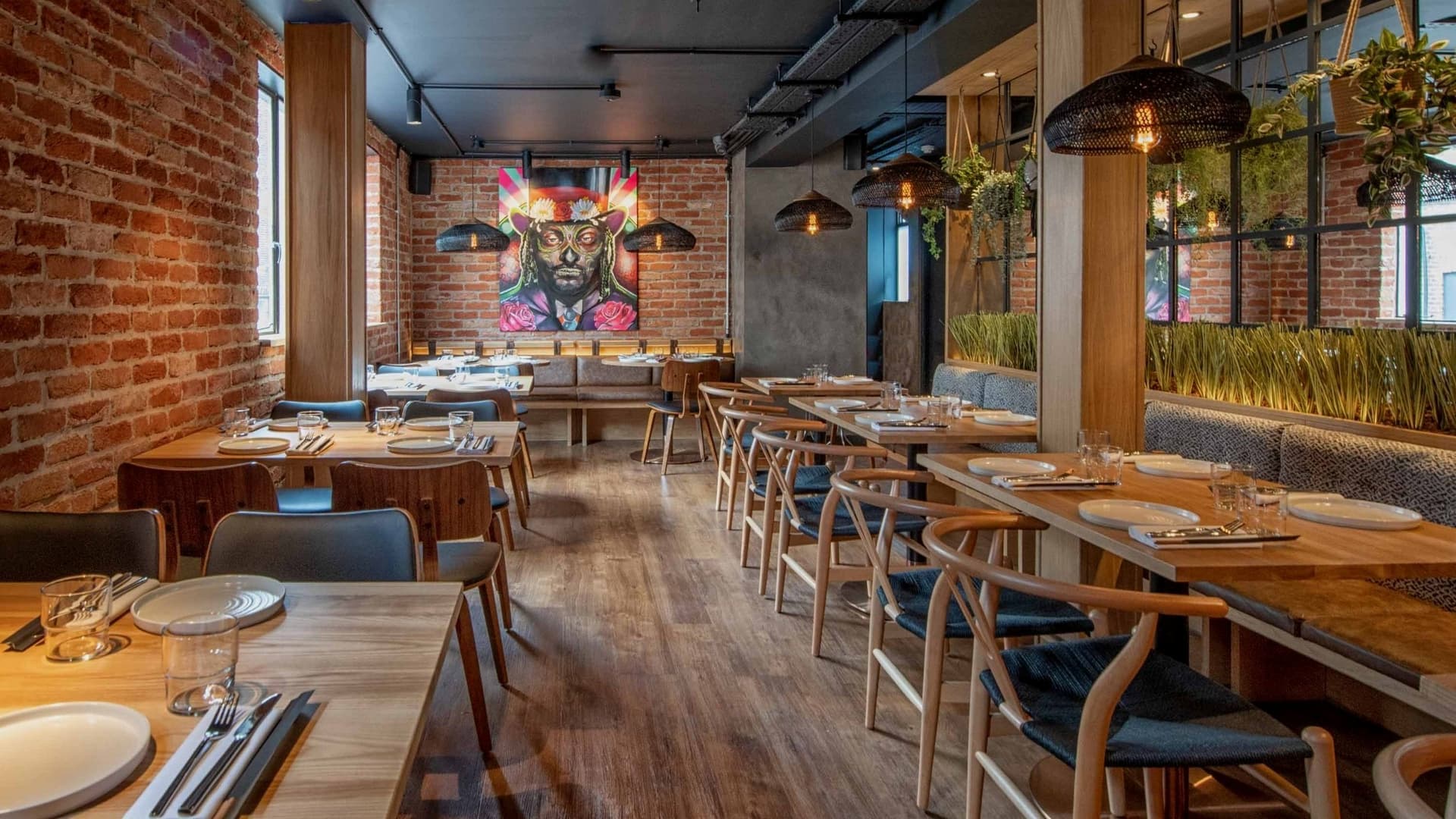 Main dining room at Los Mochis Notting Hill, London