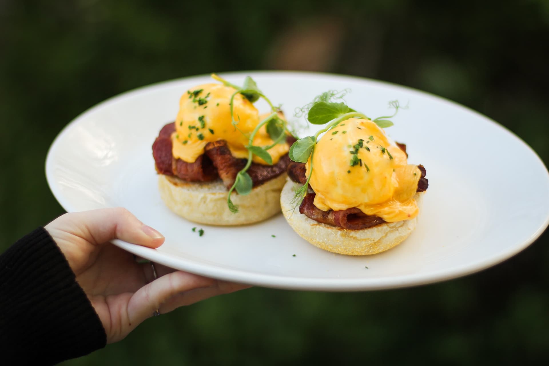 Eggs Benedict at Princess of Wales, London