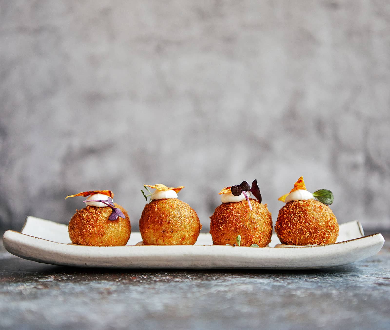 Crispy croquettes at El Ganso Cafe, London