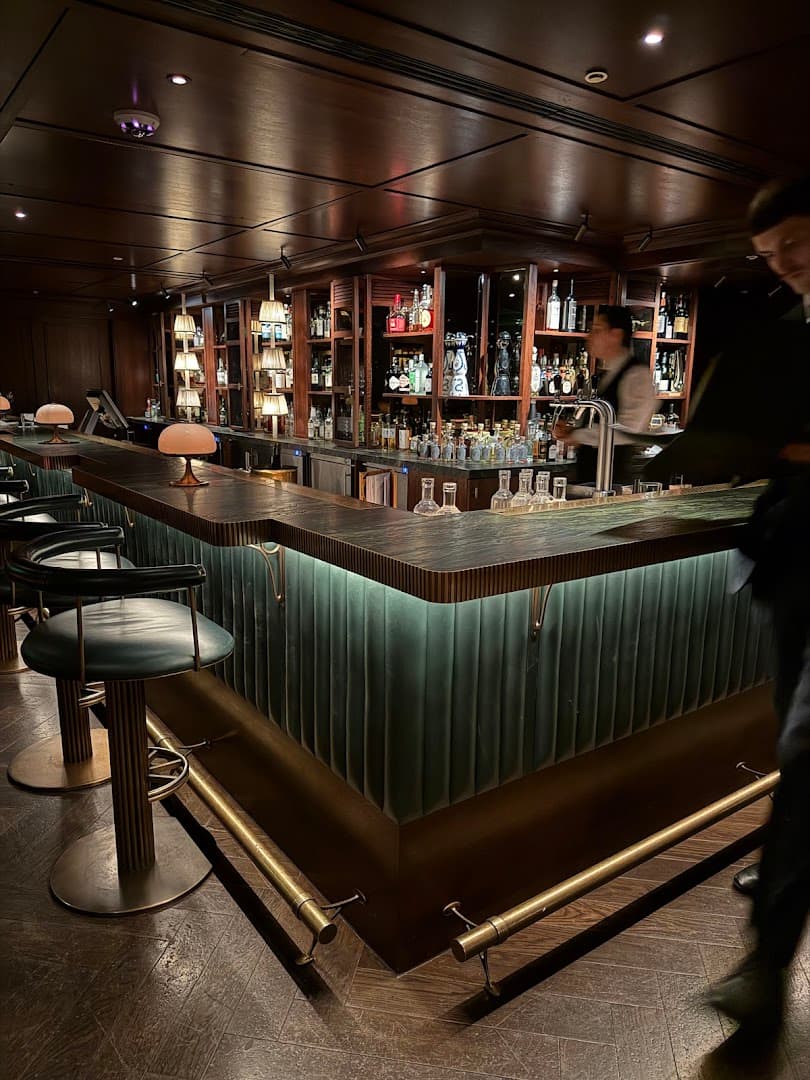 Sophisticated bar area at The Aubrey, London