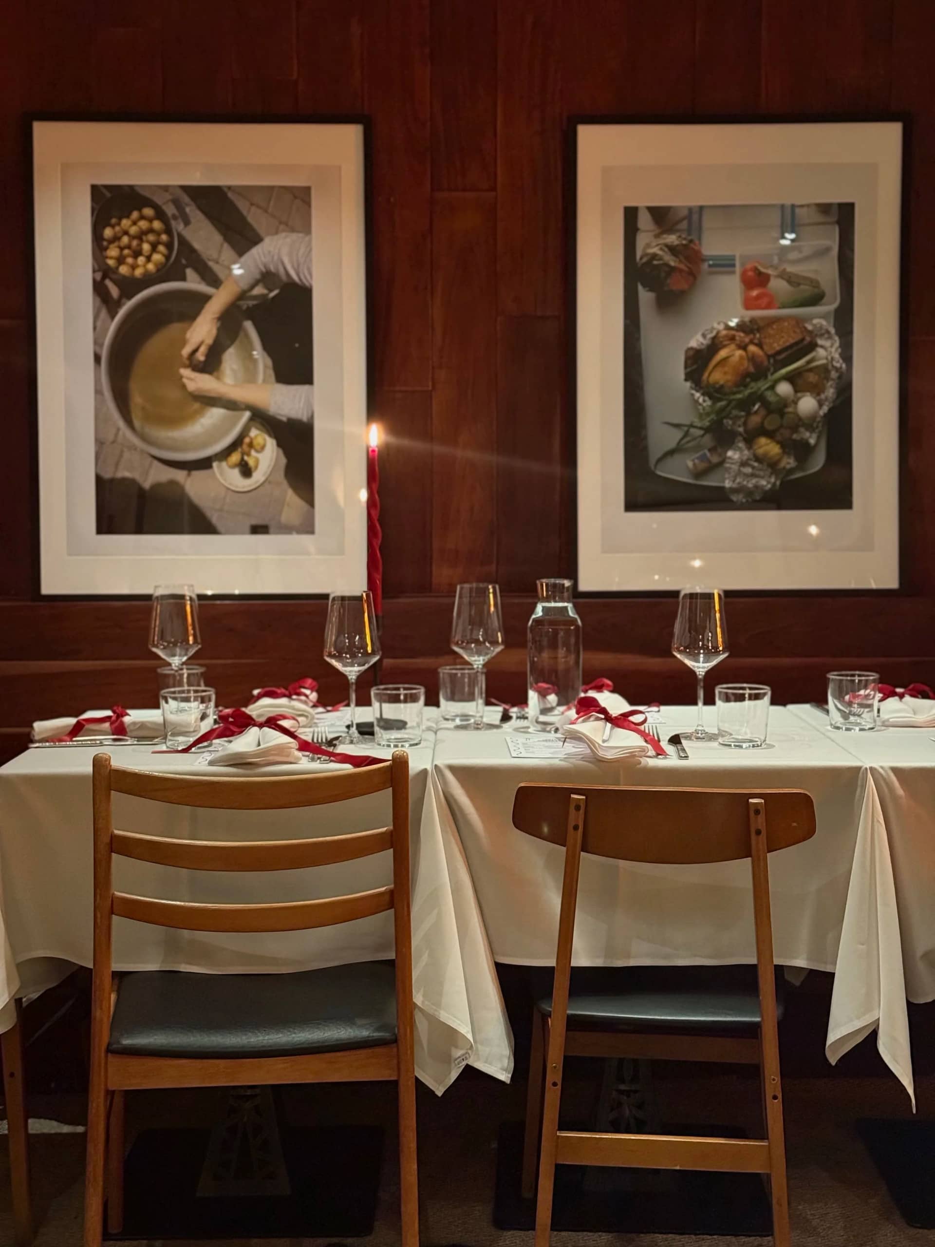 Elegant table setting at Mriya Neo Bistro, London