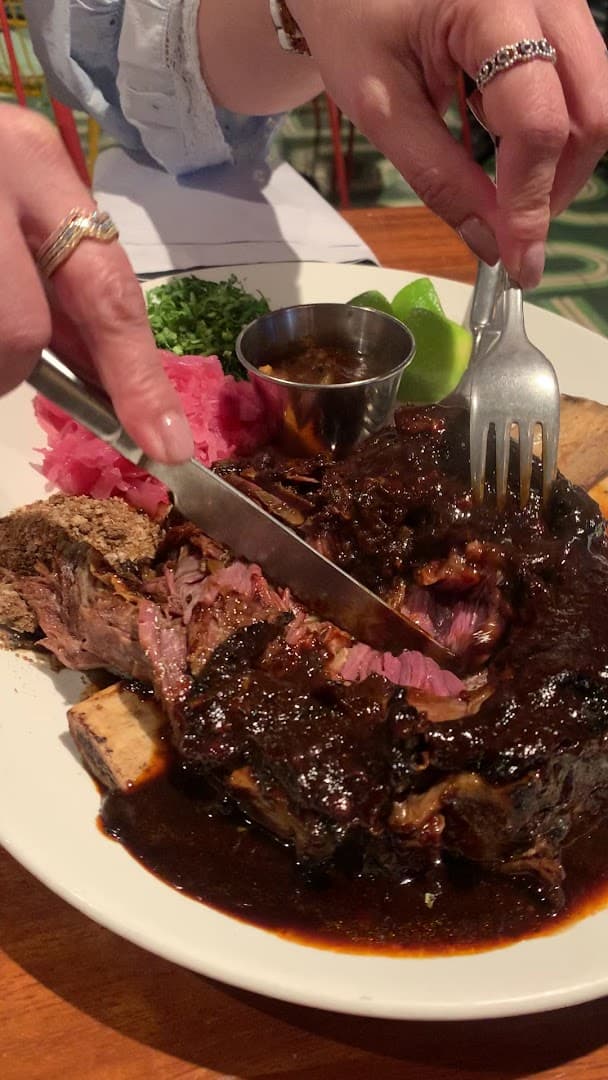 Beef short ribs plate at El Pastor King's Cross, London