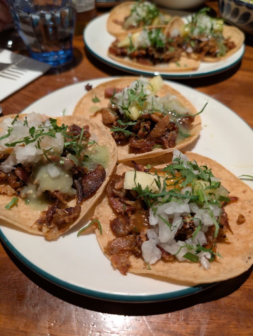 Tacos al pastor at El Pastor King's Cross, London