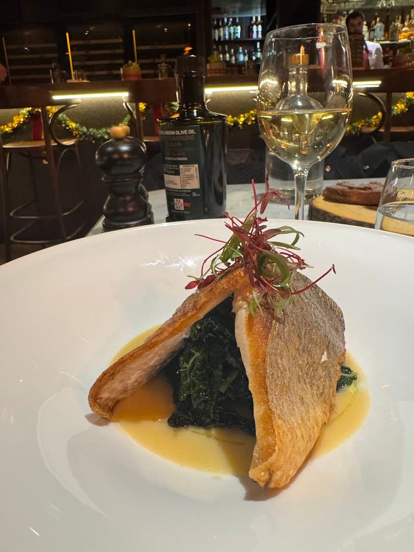 Pan-seared fish fillet at Osteria Fiorentina, London