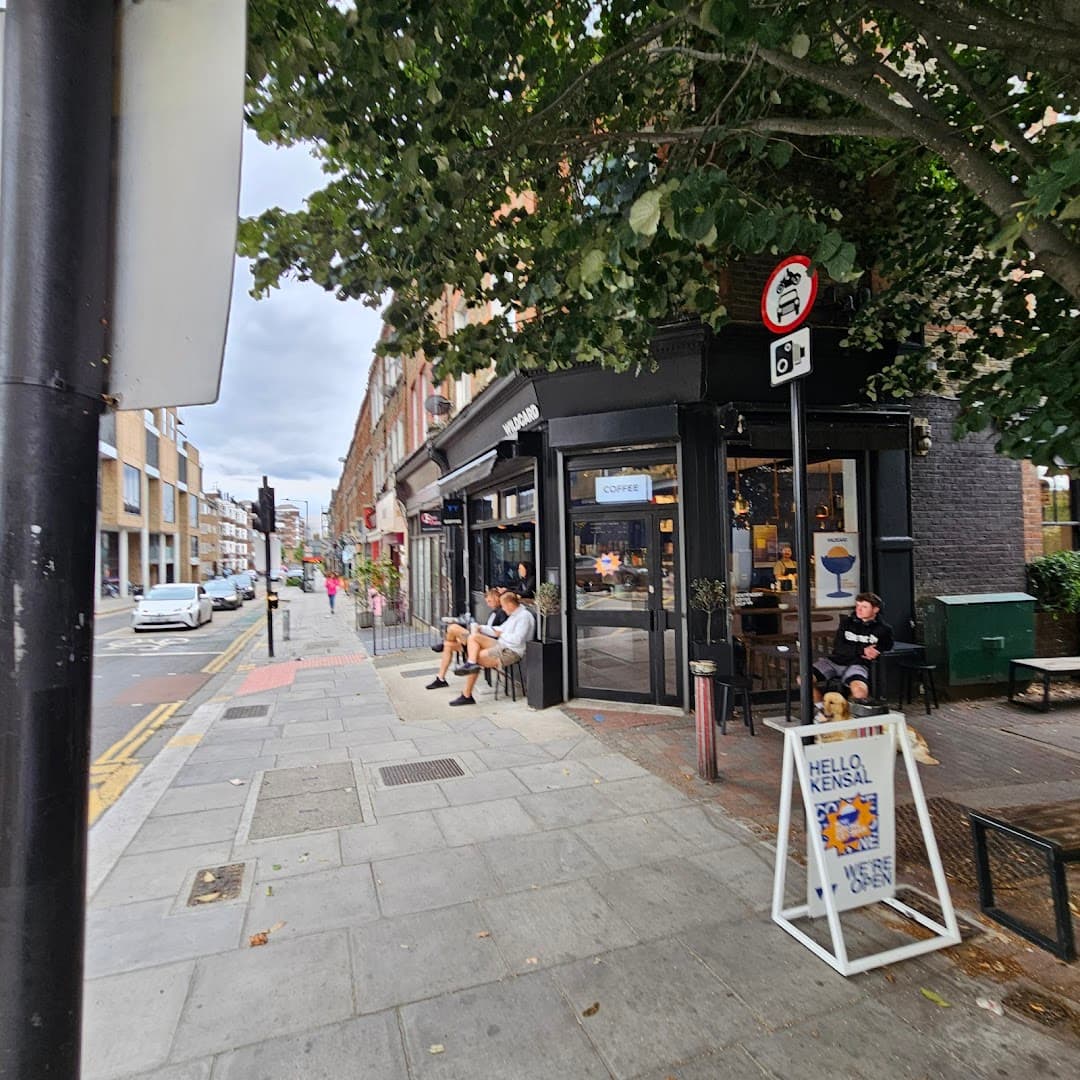 Street terrace seating at Wildcard, London
