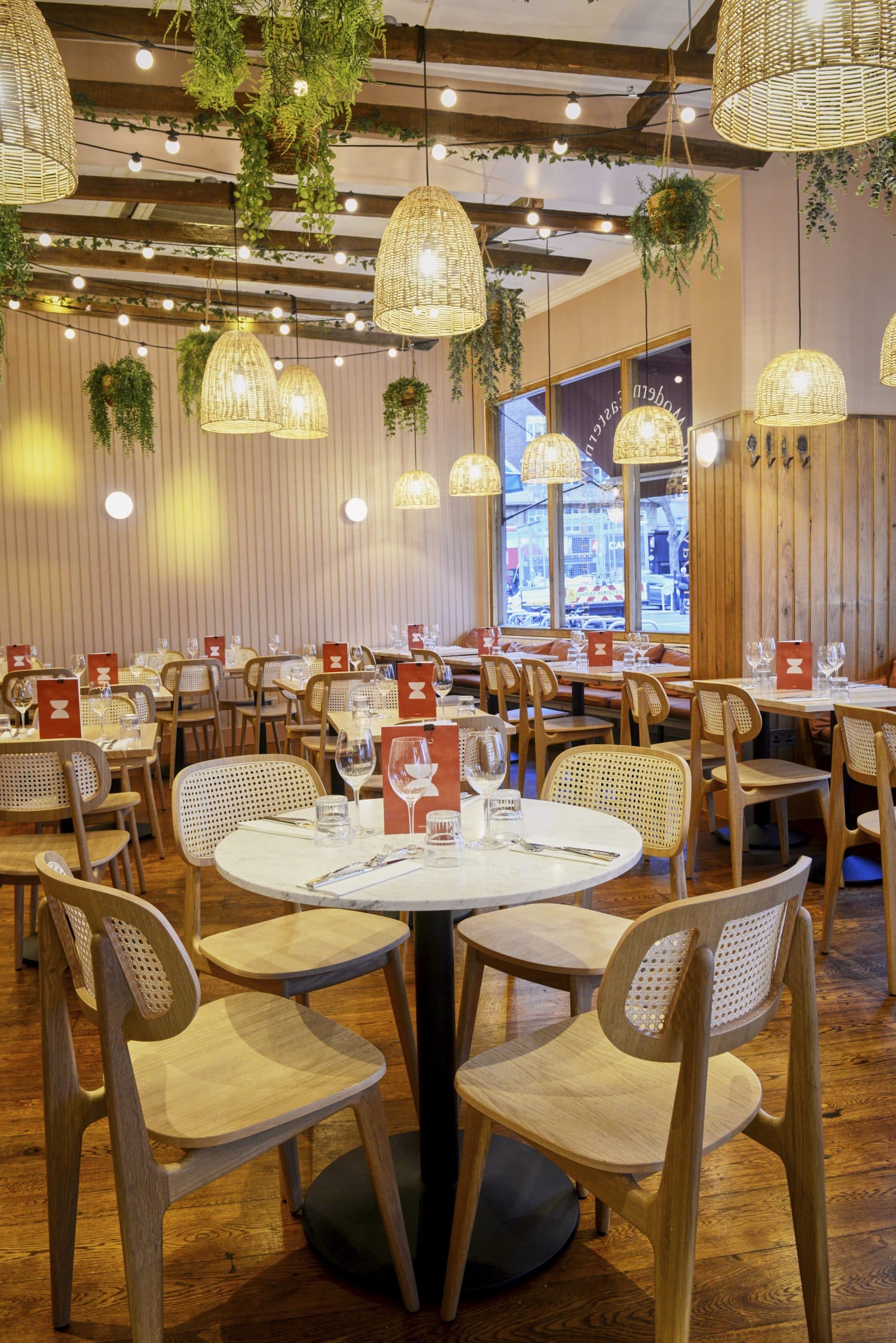 Main dining room at Brother Marcus South Kensington, London