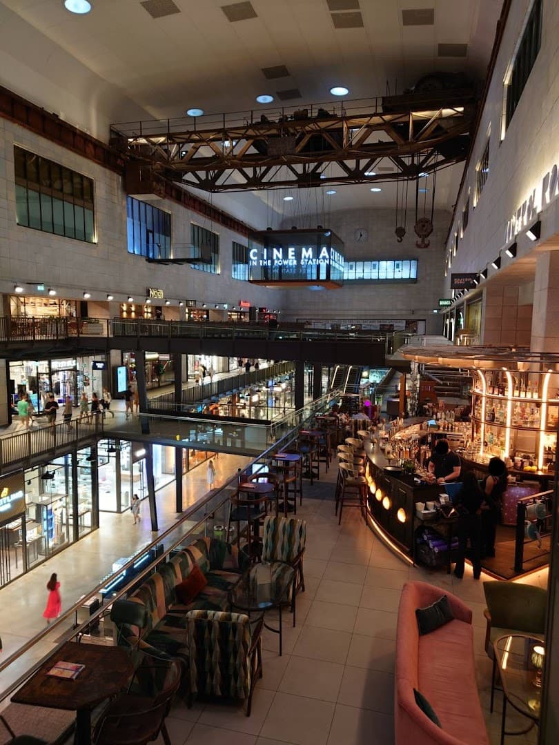 Multi-level dining hall at Control Room B, London