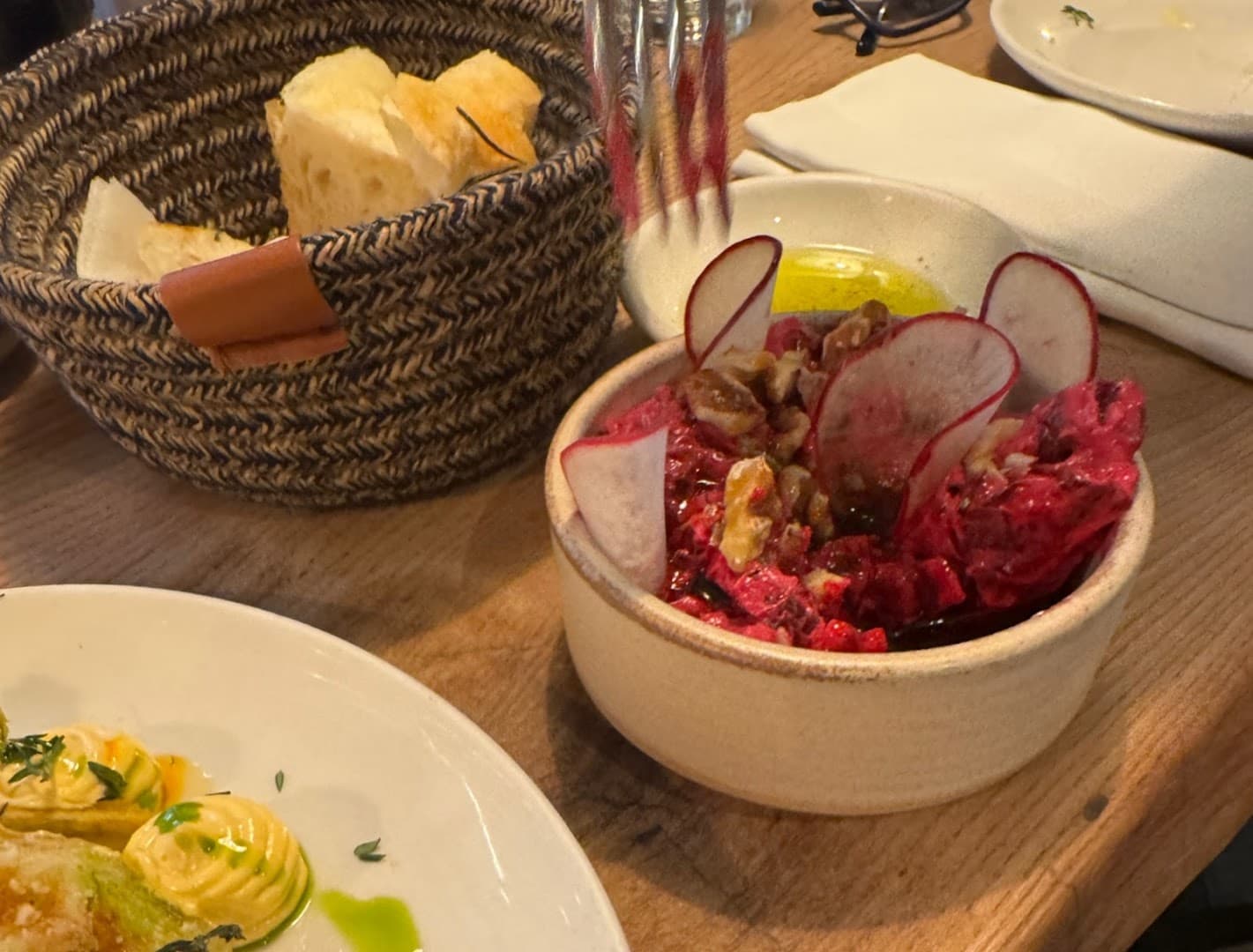 Sharing starters at 28 Church Row, London