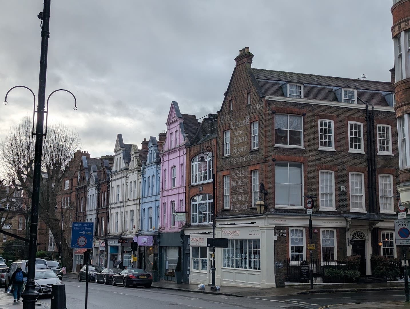 Street view facade at 28 Church Row, London