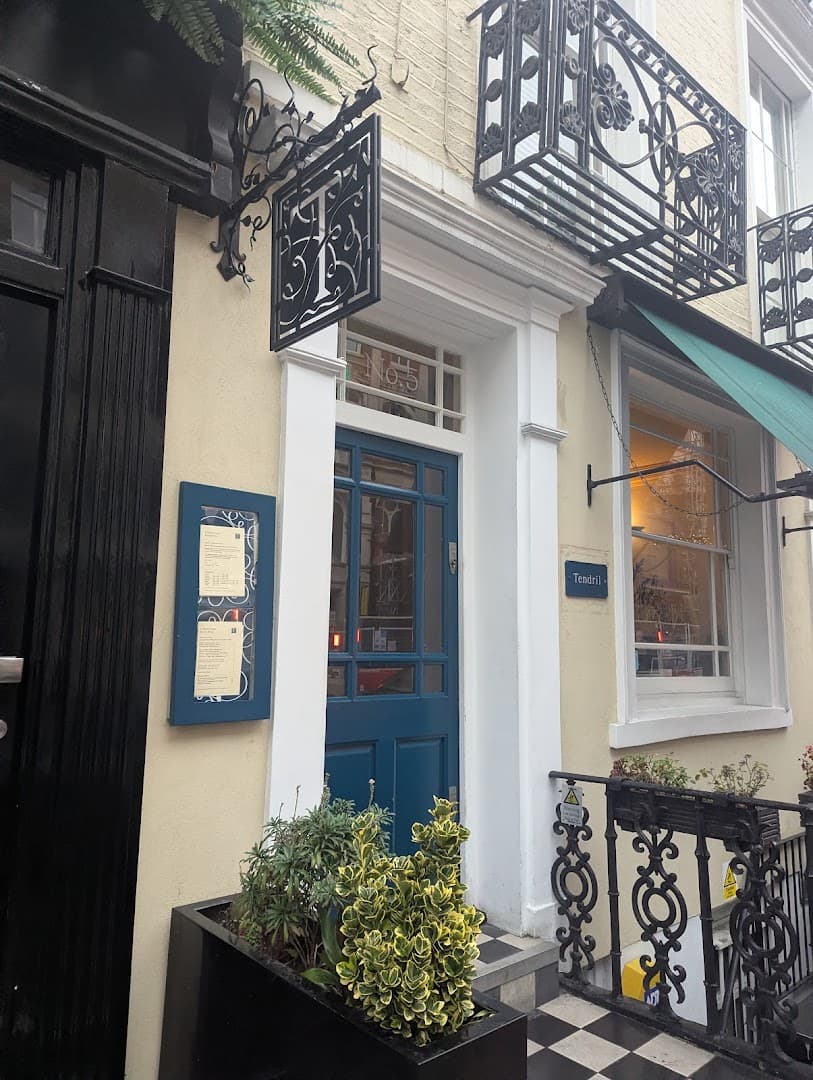 Front entrance at Tendril - A (mostly) Vegan Kitchen & Bar, London