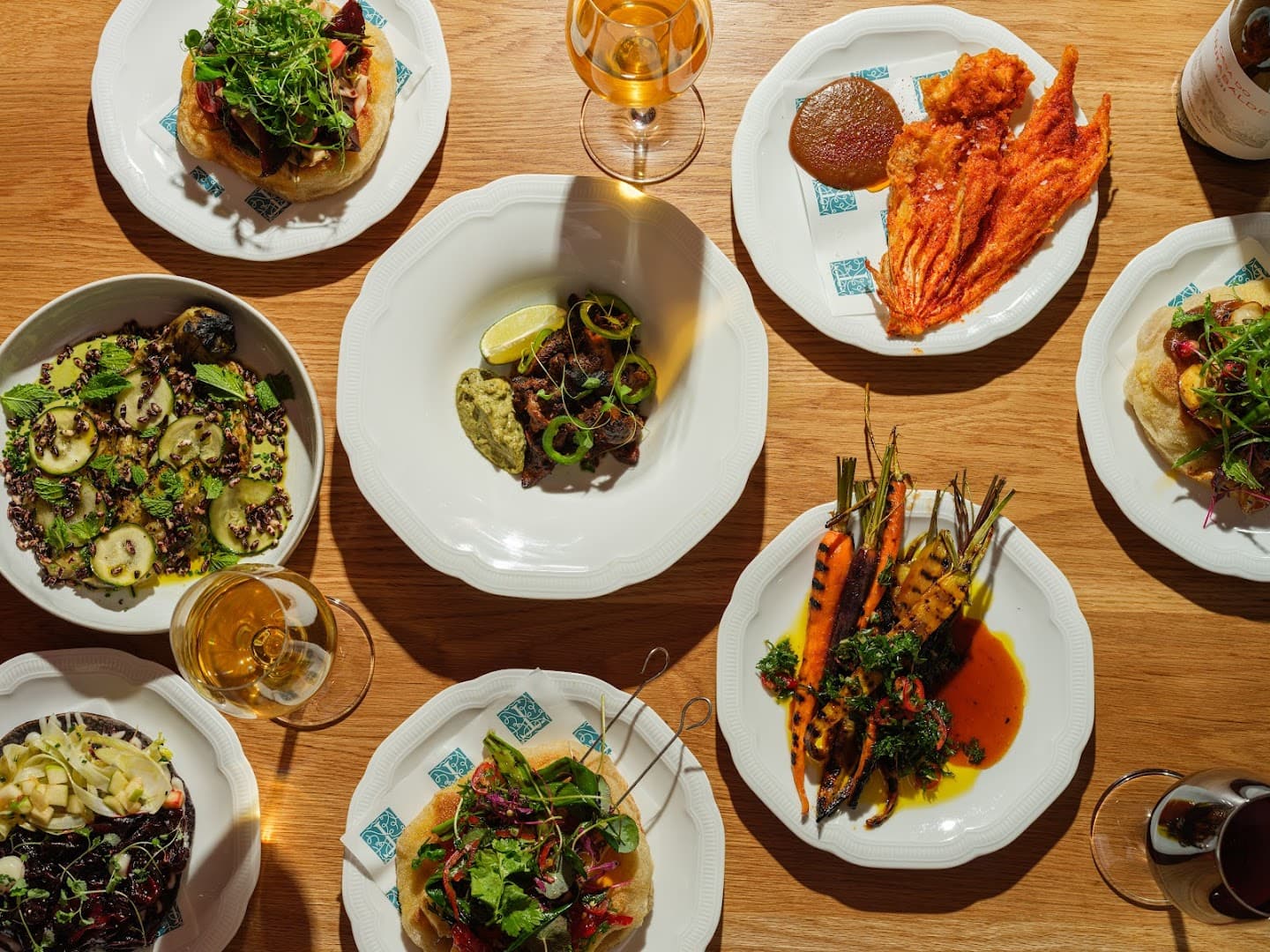 Vegan sharing feast at Tendril - A (mostly) Vegan Kitchen & Bar, London