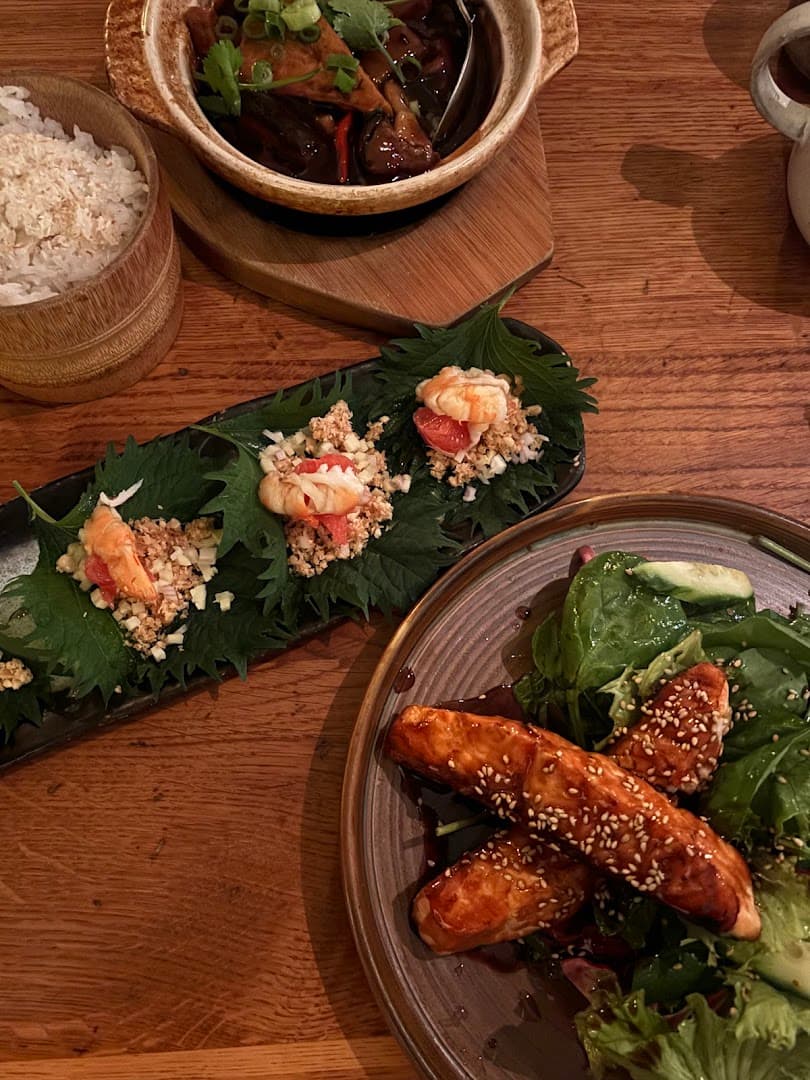 Asian sharing dishes at Foley's, London