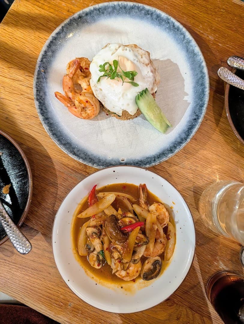 Thai-inspired dishes at Foley's, London