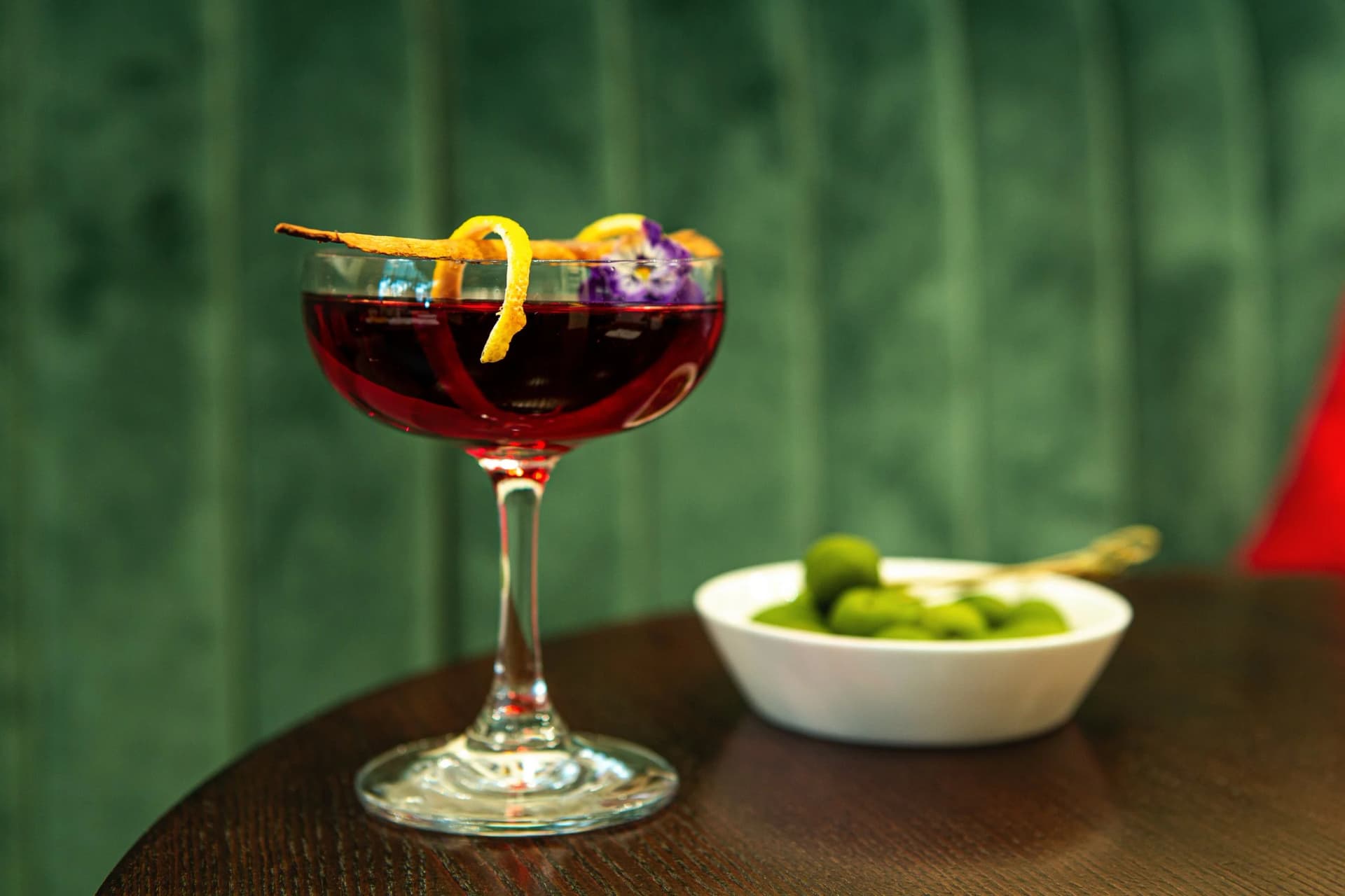 Signature cocktail at Franco's, London