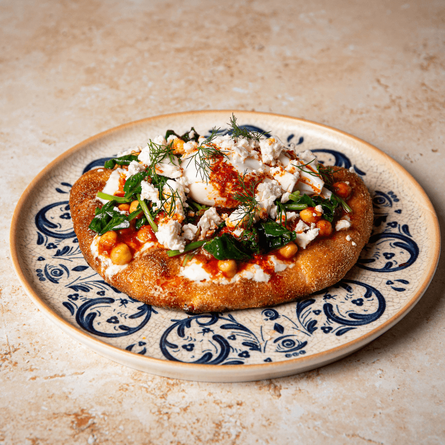 Flatbread dish at Gallio, London