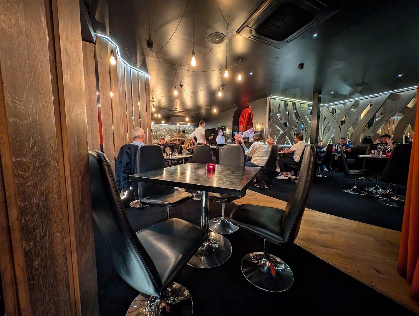 Modern dining room at Gaucho Hampstead, London