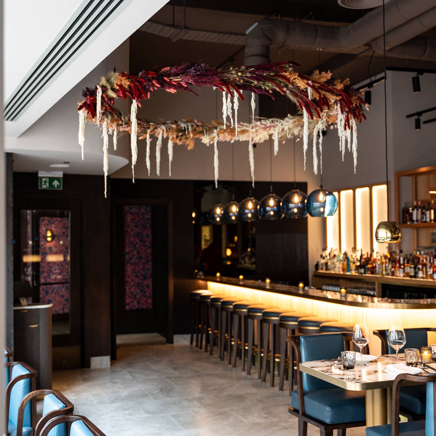 Bar and dining area at Gouqi, London