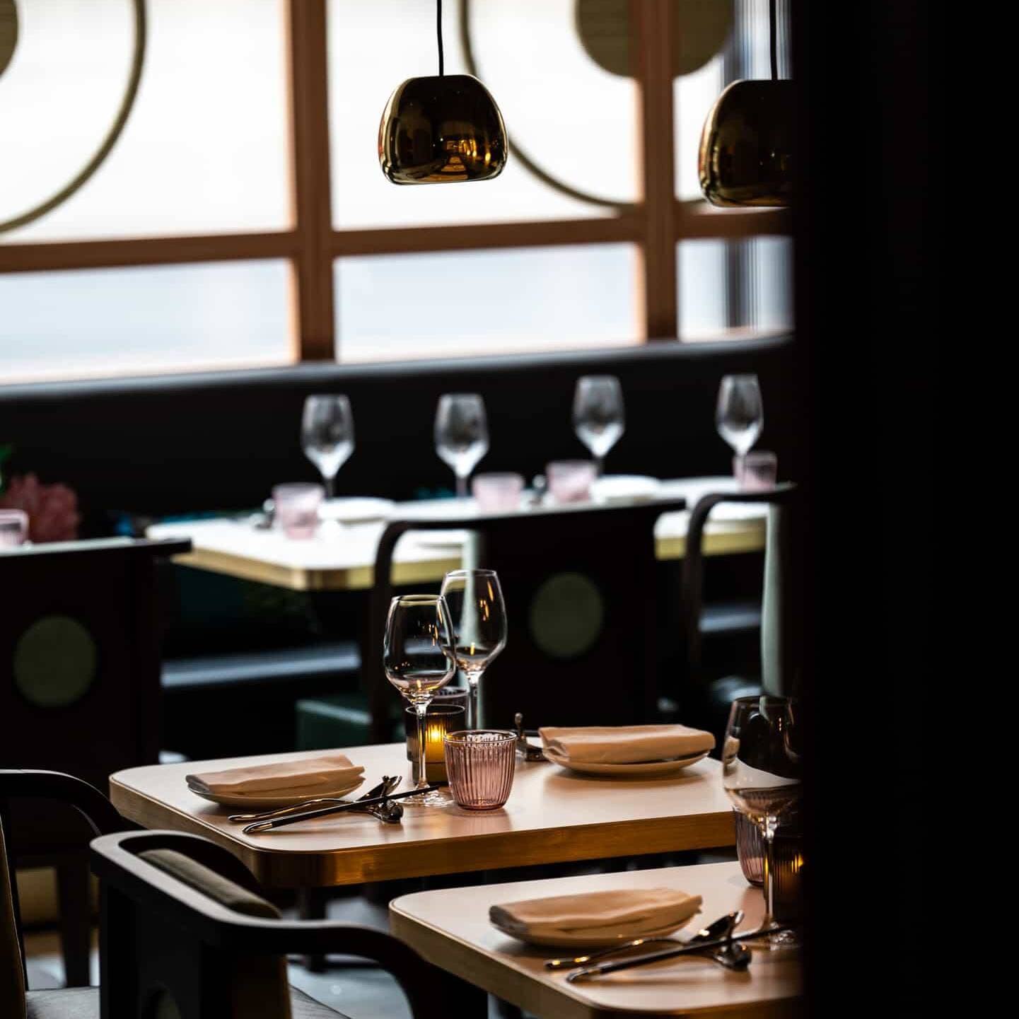 Elegant table setting at Gouqi, London