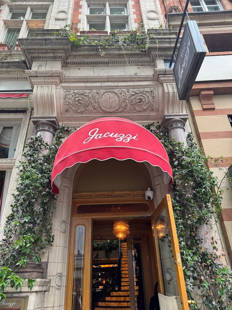 Front entrance facade at Jacuzzi, London