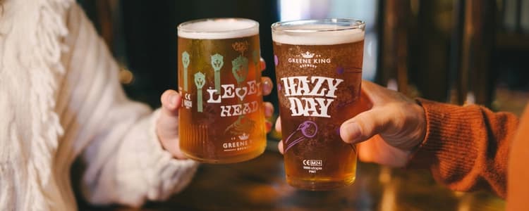 Craft beer toast at Kings Arms, London