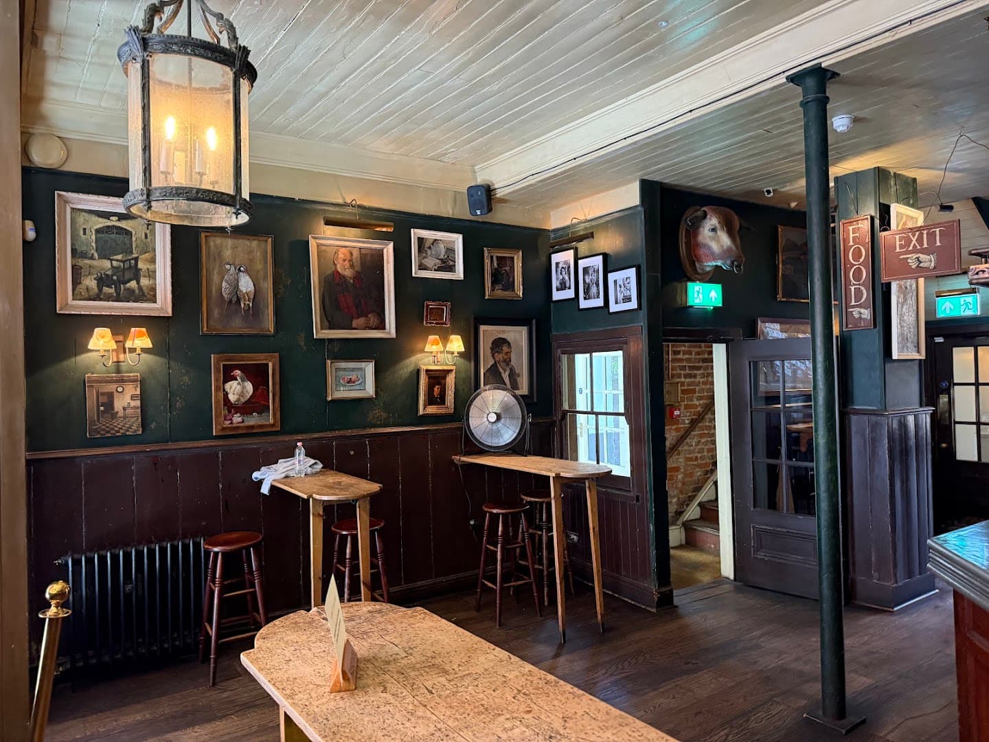 Bar area at Lore of the Land, London