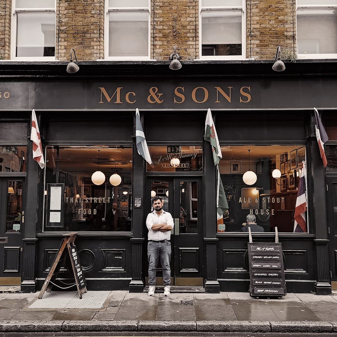 Front facade at Mc & Sons Borough, London