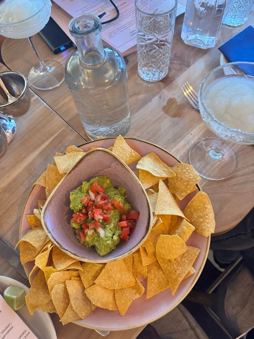 Guacamole with tortilla chips at Mestizo Chelsea, London