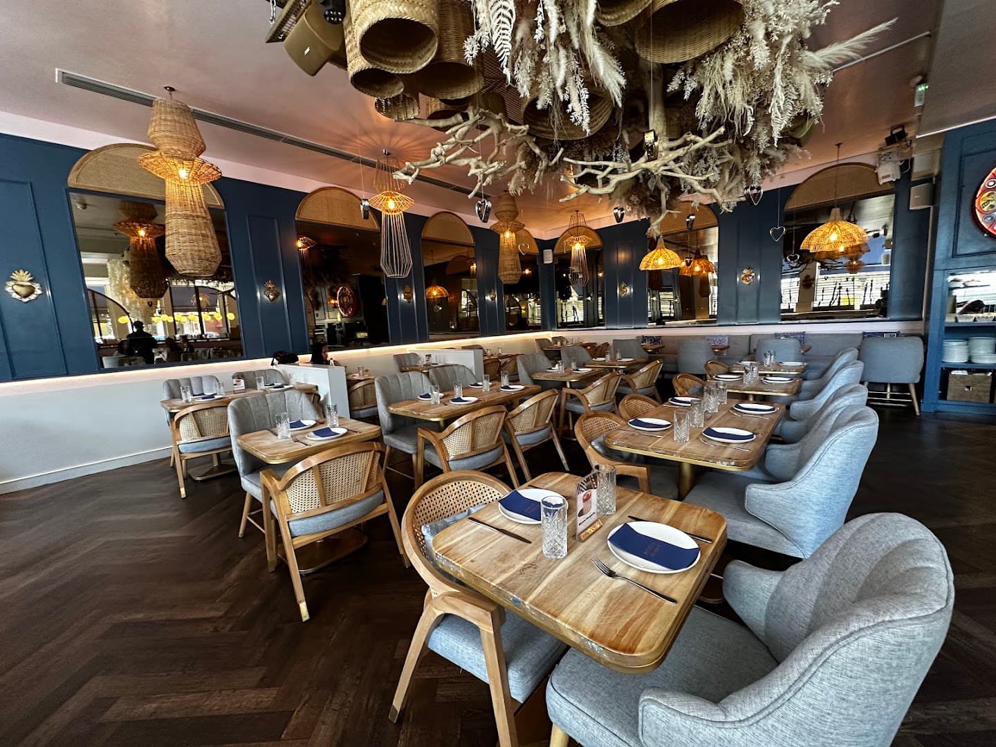 Main dining room at Mestizo Chelsea Mexican Restaurant & Margarita Bar, London