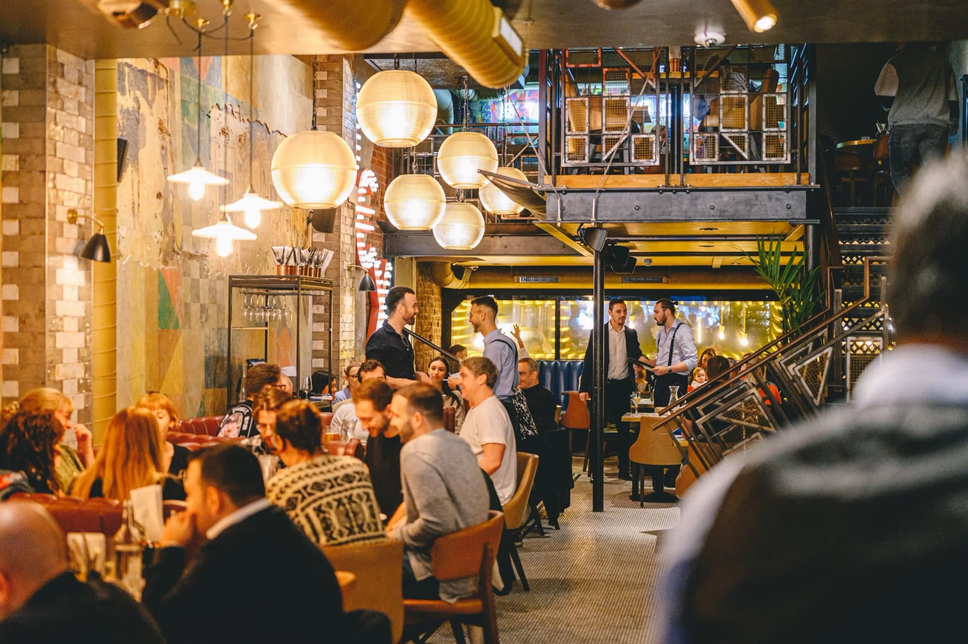 Main dining area at Old Compton Brasserie, London