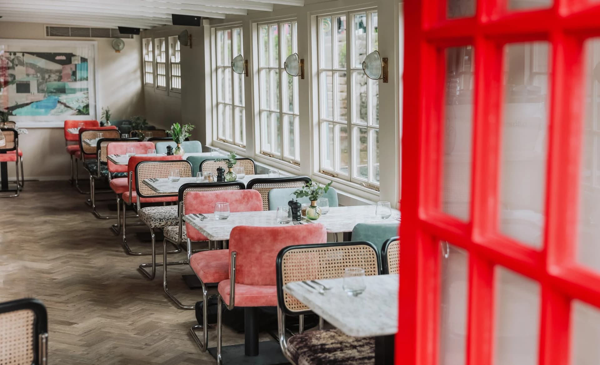 Main dining room at Peggy Jean at Riverside Green, Richmond