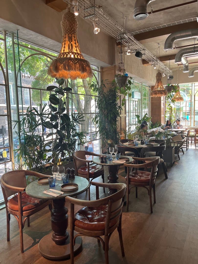 Botanical dining room at Riding House Bloomsbury, London