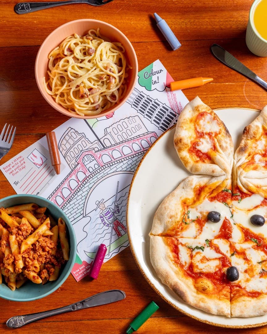 Italian family feast with kids' activities at Rossella, London