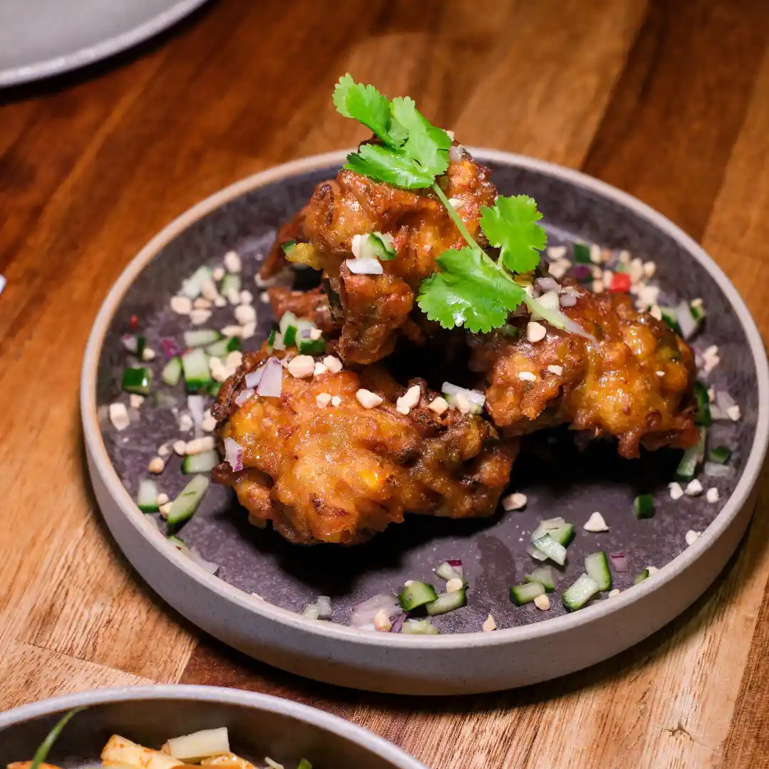 Crispy Asian-style fried chicken at Tampopo Fitzrovia, London