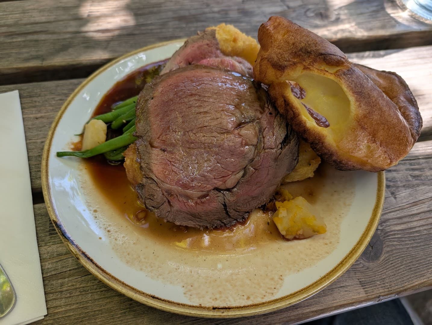 Roast beef Sunday lunch at The Red Lion & Sun, London