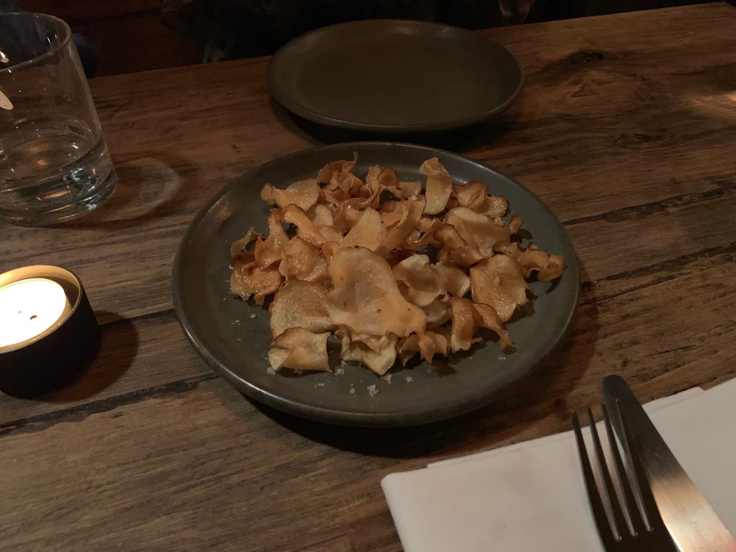 Crispy mushroom dish at Vins, London