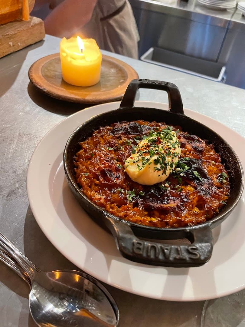 Scallop skillet dish at Westerns Laundry, London